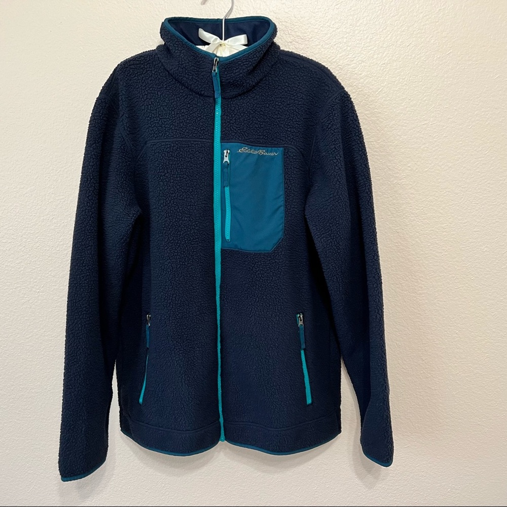NEW. Eddie Bauer men’s sherpa jacket. - Picture 1 of 9